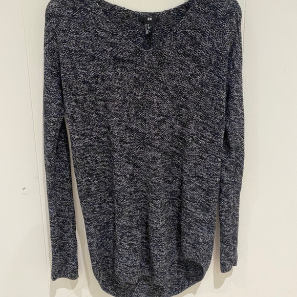 H&M Marled Drop Shoulder Tunic Sweater - Picture 4 of 4